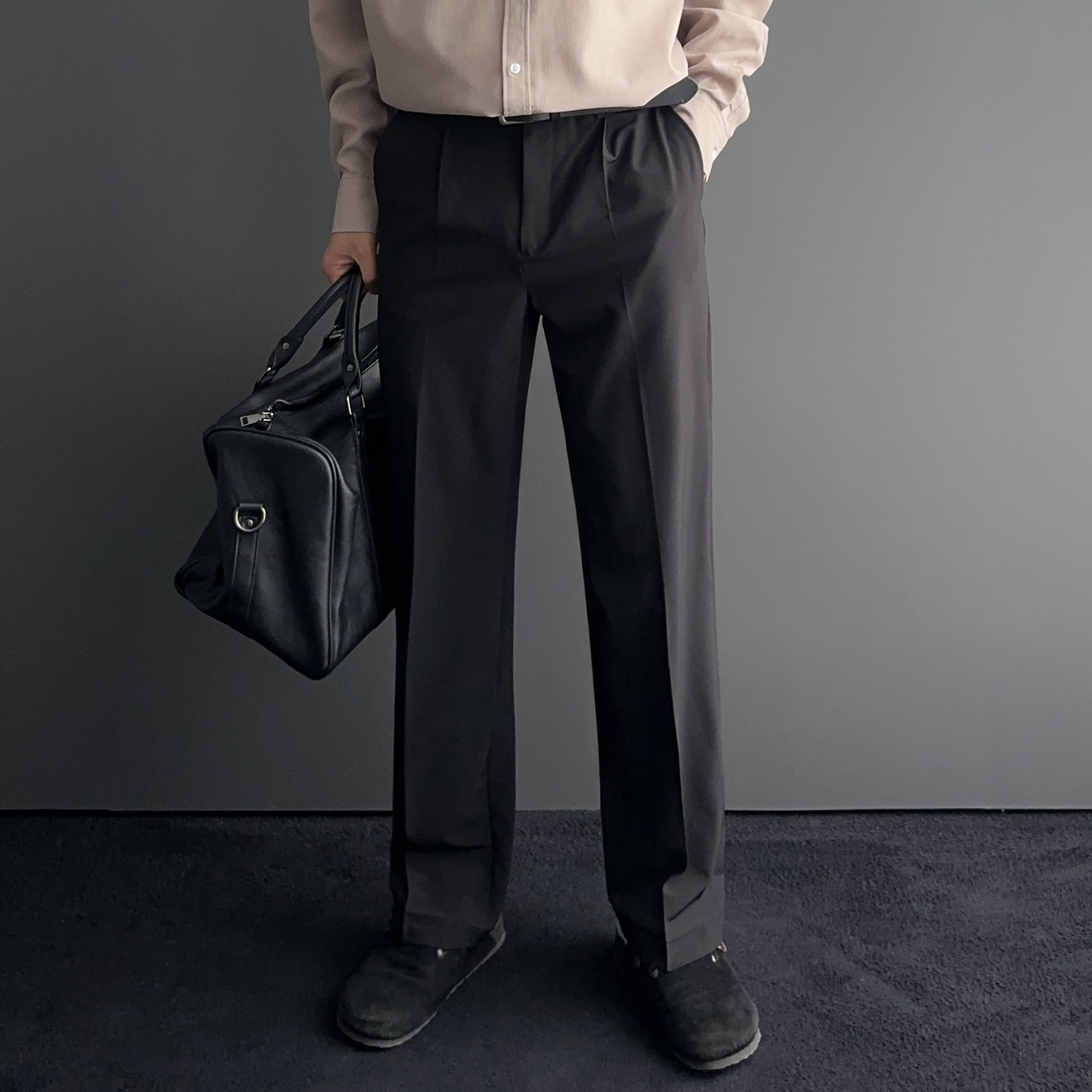 세미와이드슬랙스 남자여름슬랙스 쿨슬랙스 - 상세 이미지 5