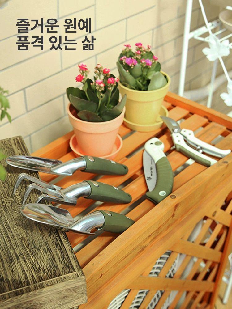원예용 꽃 도구 세트 원예 정원 가위 가지치기 농기구 화초 관리 파기 삽 갈퀴 손톱톱 장비 - 상세 이미지 4