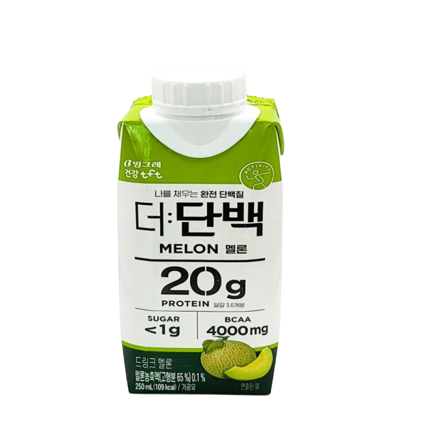 빙그레 더단백 드링크 프로틴 멜론 250ml 18개 : 라고미마켓