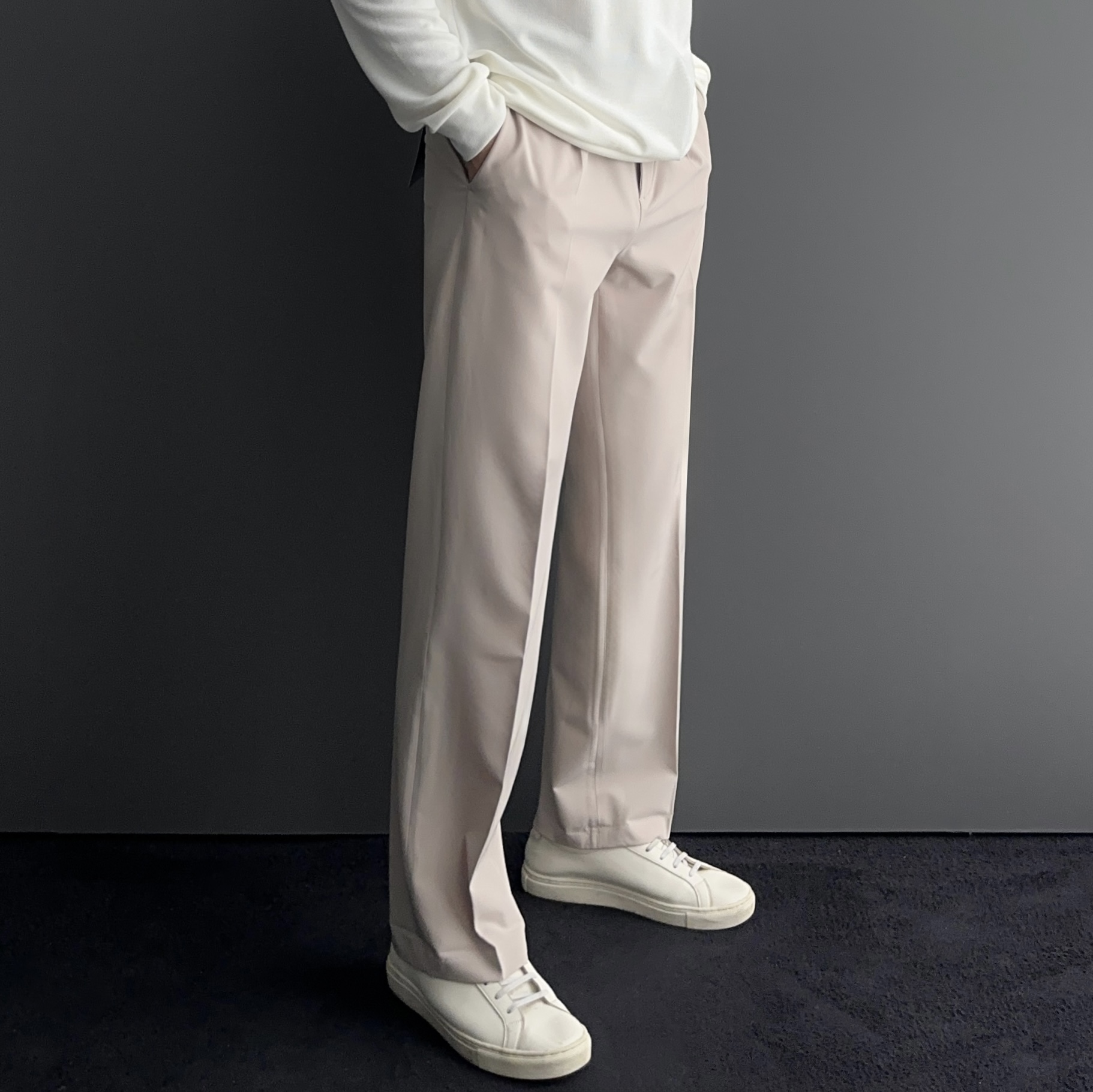 세미와이드슬랙스 남자여름슬랙스 쿨슬랙스 - 상세 이미지 4