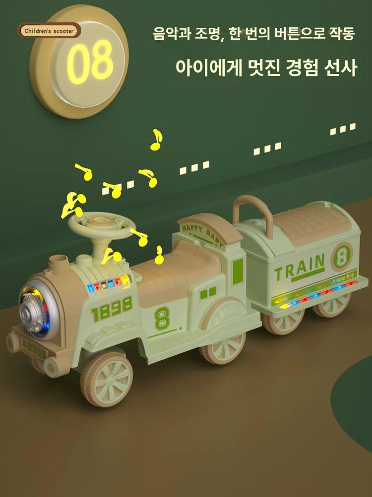 전동기차 레일기차 어린이집 키즈 카페 기차놀이 조카선물 - 상세 이미지 4