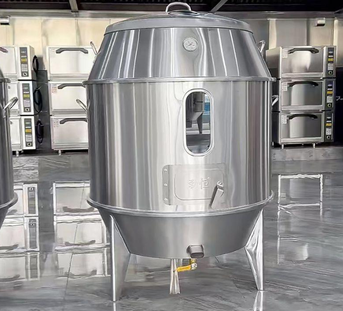바베큐 드럼통 항아리 화로대 오리구이 오븐 로스팅 단층 숯 60X135cm 80 목탄 오리구이로 무시창-말림 베이스 - 메인 이미지