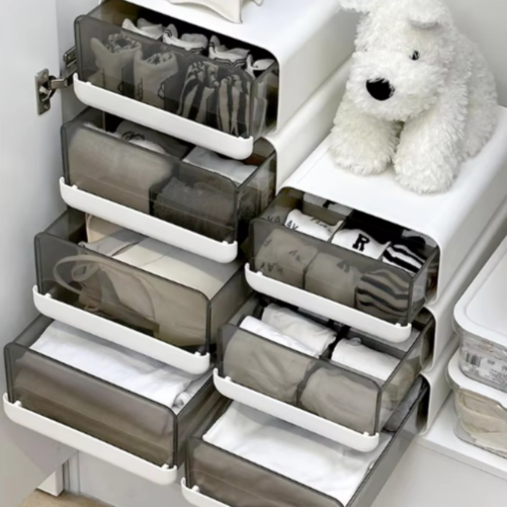 우아플레이스 슬라이딩 옷장 수납정리함 옷 수납함