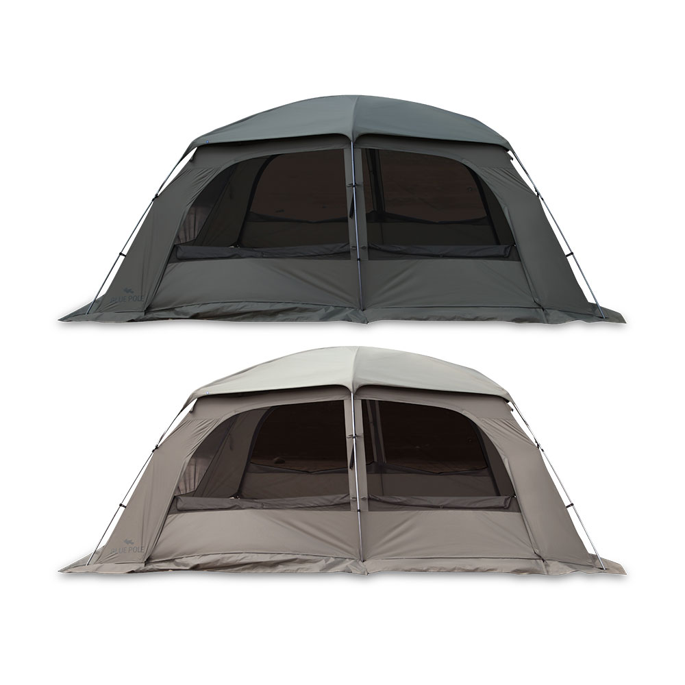 블루폴 브레이브 리빙쉘텐트 거실형 장박 대형 캠핑텐트 TPU창 풀구성 샌드