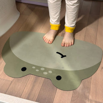 귀여운 동물 캐릭터 규조토 발매트 욕실 주방 화장실 다용도