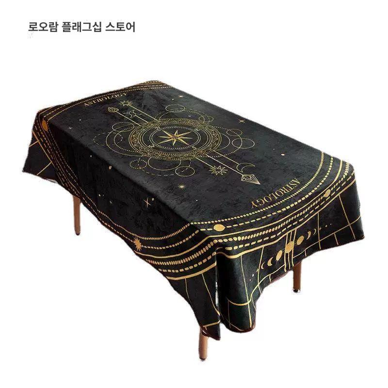 타로 스프레드 테이블보 스프레드천 점성술 러그 천 점술 카드 매트 제단 테이블 사주 마술 이미지 6