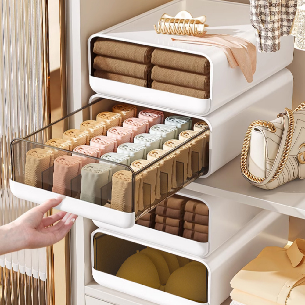 우아플레이스 슬라이딩 옷장 수납정리함 옷 수납함