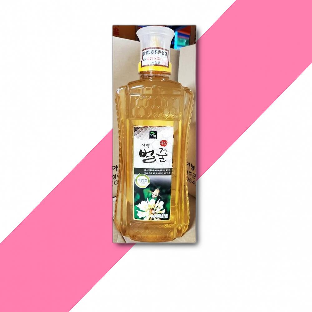 벌꿀 가야농산 2KG x8개 꿀 강원양봉벌꿀 벌꿀 식당납품 : 더건강드림