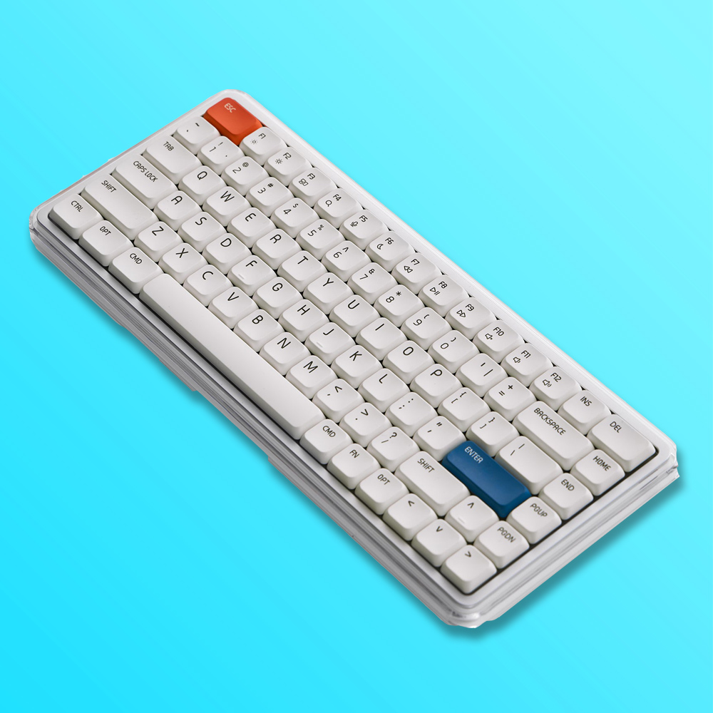MelGeek O2 멜긱O2 애플 감성 맥 기계식키보드 무선 RGB 로우 프로파일 키보드 트라이 모드 - 상품 이미지
