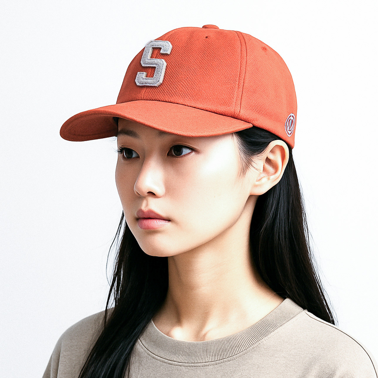 싱클레어 덤프 오렌지 컬러 볼캡 명품 휴대편한 간지나는 야구모자 남자 여자 스냅백 - 상세 이미지 3
