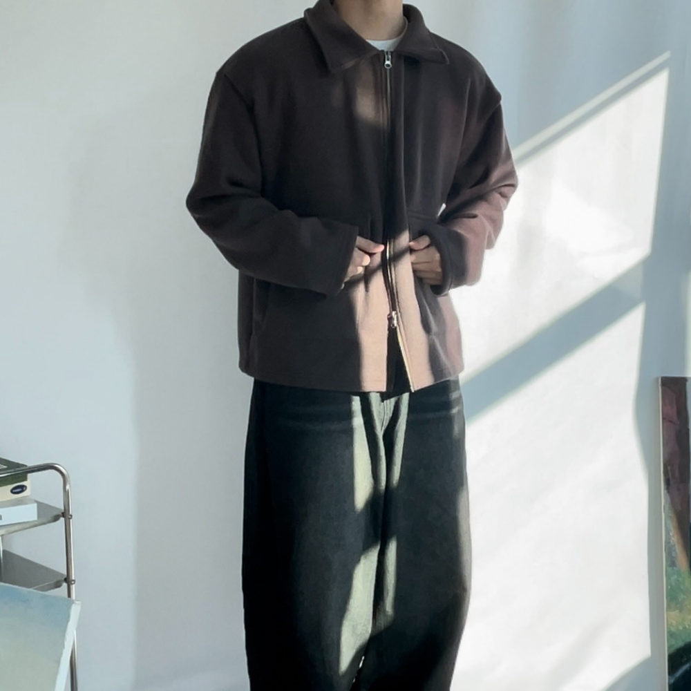 남자 간절기 블루종자켓 봄버자켓 - 상세 이미지 4
