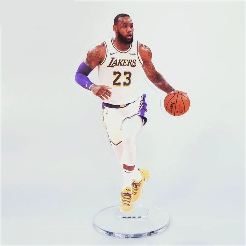 농구 스타 피규어 장식 선수 미니피규어 액션 인형 케이스 키덜트 nba - 상세 이미지 2