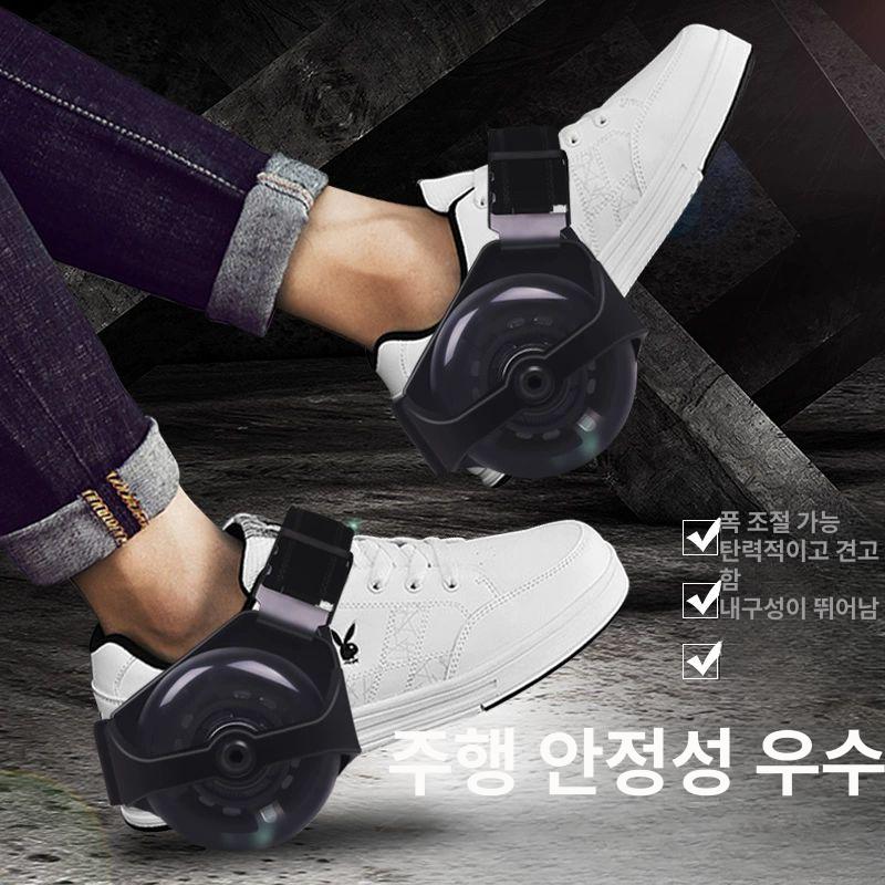 성인용 힐 롤러스케이트 인라인스케이트 바퀴신발 - 상세 이미지 3