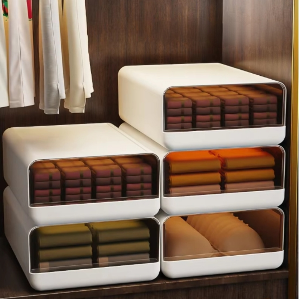 우아플레이스 슬라이딩 옷장 수납정리함 옷 수납함