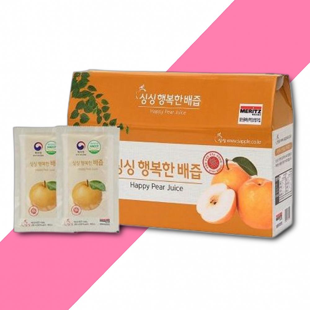 싱싱 행복한 배즙 100ml x 30포 1박스 : 더건강드림