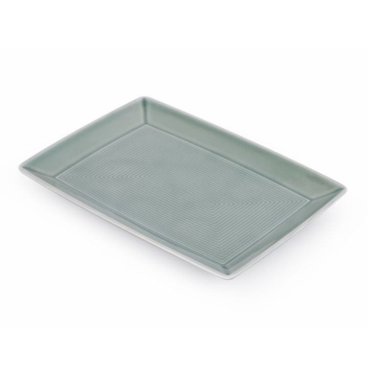 [토마스] 트랜드 직사각 접시 18.5x13.5cm (모스그린) - 상세 이미지 3