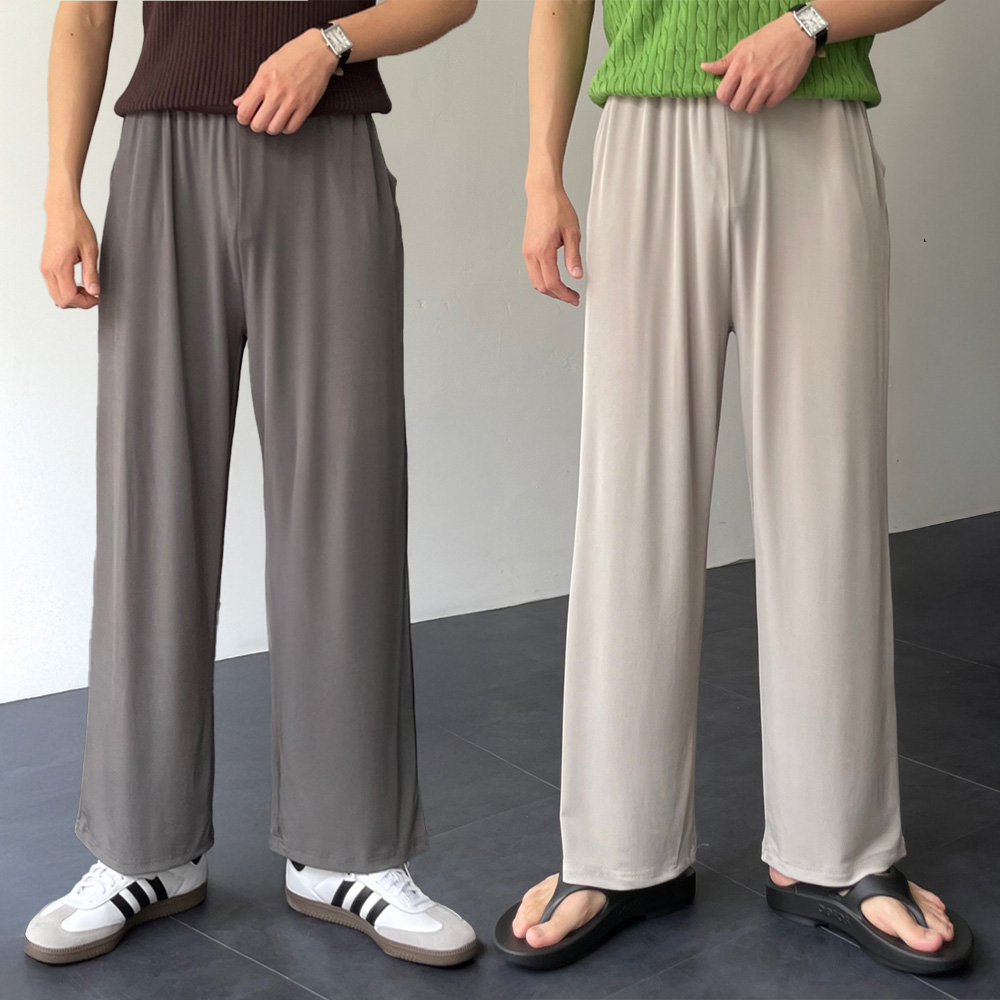 1+1 남자플리츠팬츠 남자냉장고바지 - 상품 이미지