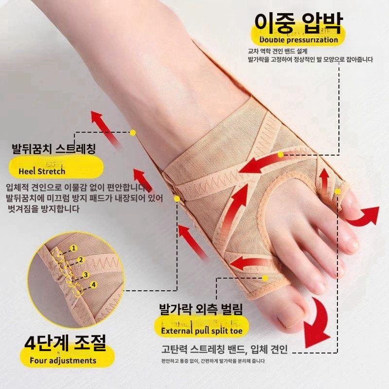 발가락 교정기 내성발톱 보호대 깁스 엄지 새끼 무지외반증 - 상세 이미지 3