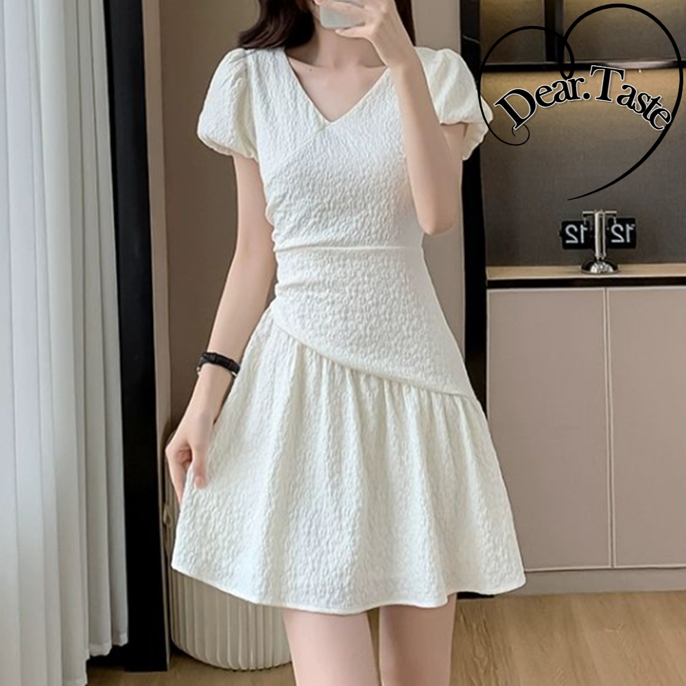 브이넥원피스 라인댄스복 라틴댄스복 차밍댄스 사교댄스 - 상품 이미지