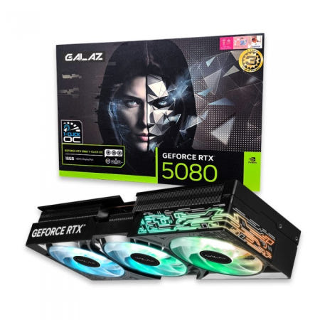 갤럭시 GALAZ 지포스 RTX 5080 BLACK OC D7 16GB VGA 그래픽카드