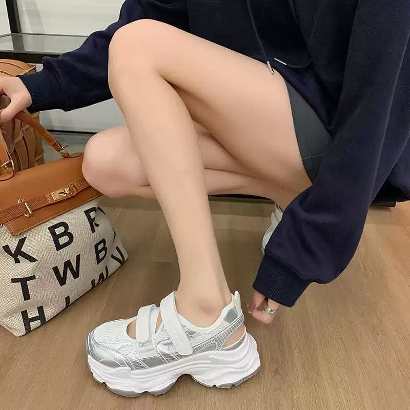 통급 메리제인 운동화 굽있는 발레코어 키높이 발레리나 슈즈 이미지 6