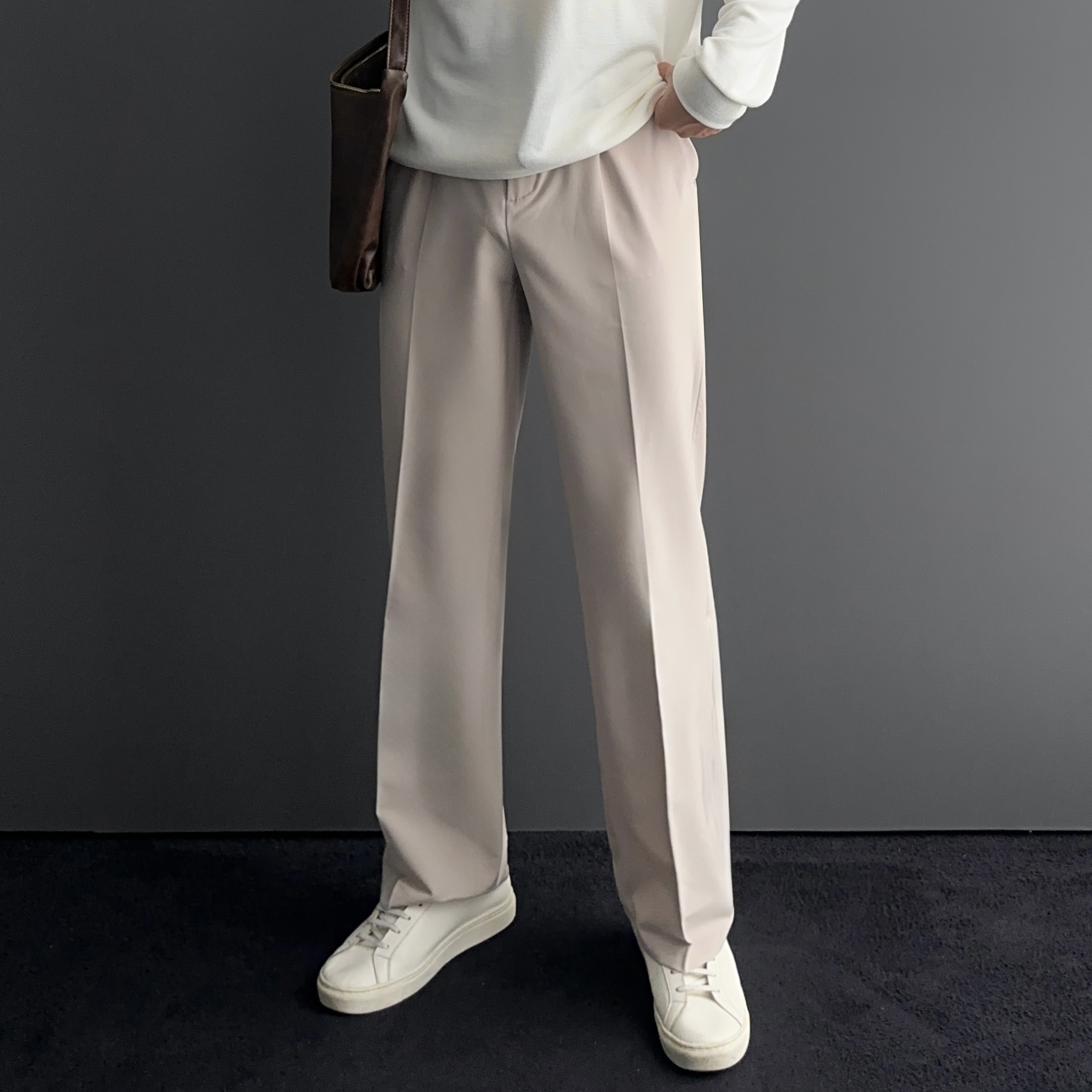 세미와이드슬랙스 남자여름슬랙스 쿨슬랙스 - 상세 이미지 3