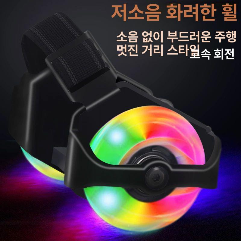 성인용 힐 롤러스케이트 인라인스케이트 바퀴신발 - 상세 이미지 4