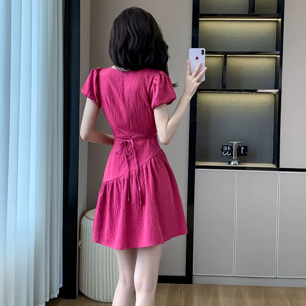 브이넥원피스 라인댄스복 라틴댄스복 차밍댄스 사교댄스 - 상세 이미지 5