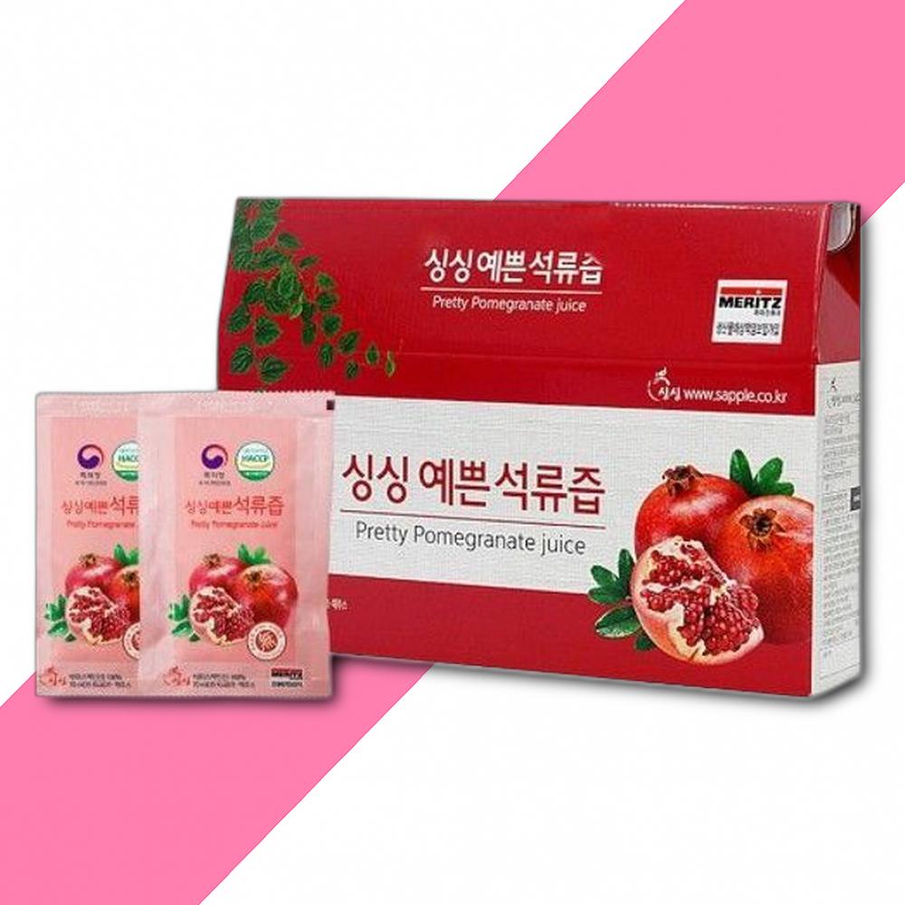 싱싱 예쁜 석류즙 70ml x 30포 1박스 : 더건강드림