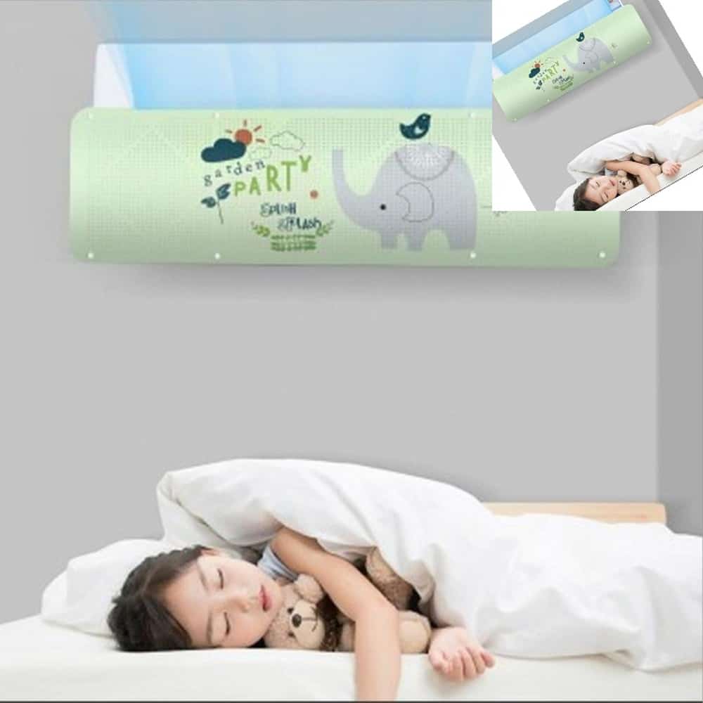 벽걸이 에어컨 가림막 가리개 바람막이 : 고래동산