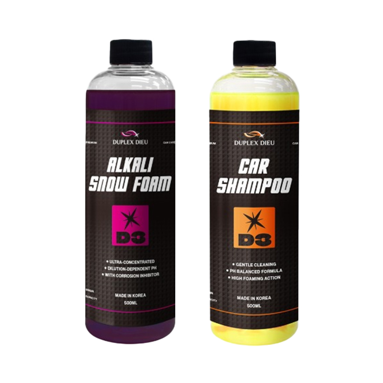 듀플렉스 듀 알칼리 스노우폼 500ml + 카샴푸 500ml 2PH 2종 패키지 세차용품 - 상품 이미지