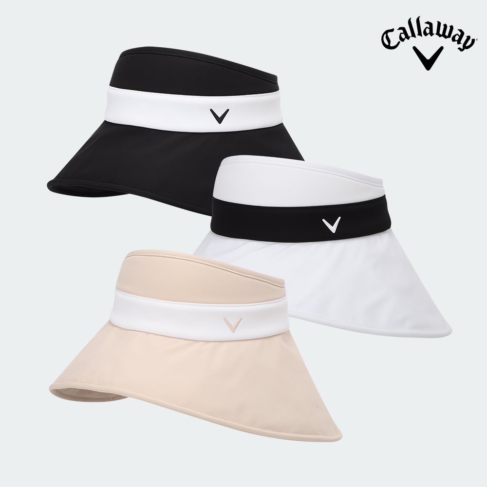 캘러웨이코리아 25년 신상품 캘러웨이 우먼스 딜라이트 바이저 골프모자