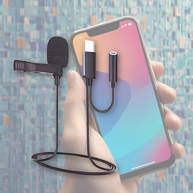 핸드폰 ASMR 녹음 마이크 방송용핀마이크 스마트폰마이크