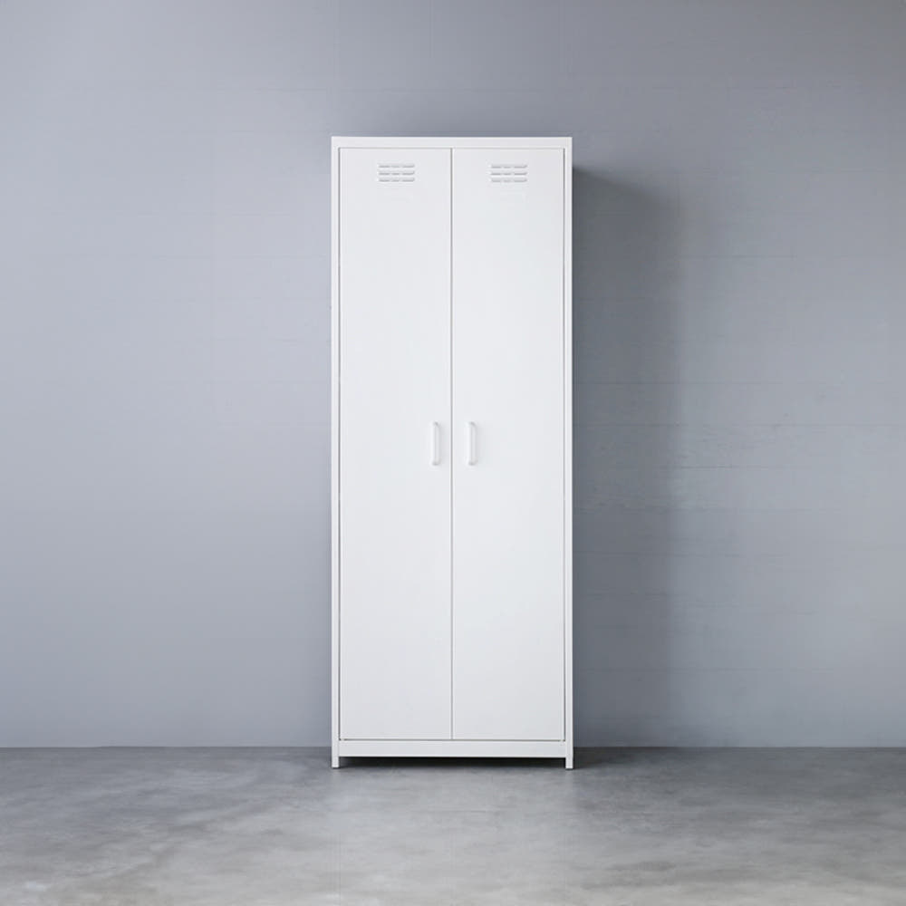 MKB 캐비넷 2단옷장 7602000 2단, 화이트 6981.2540