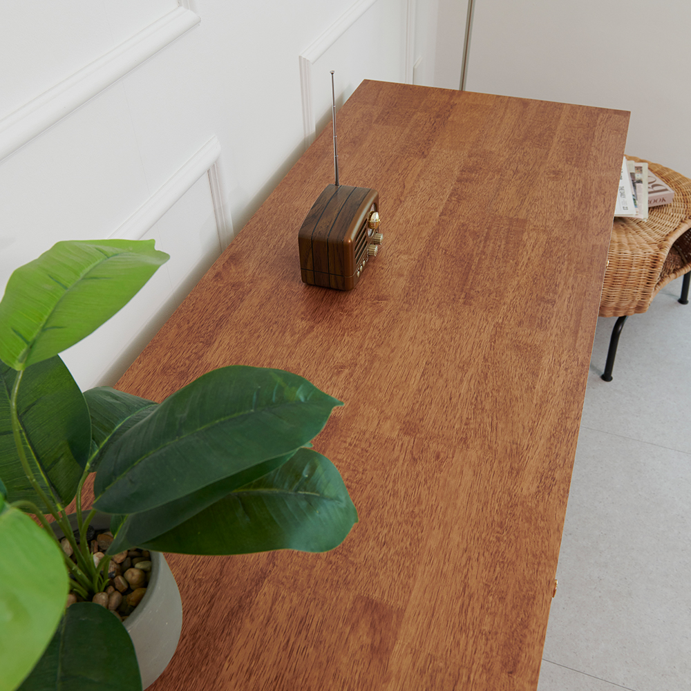 루튼 1800 안방 옷 다용도 원목 3단 와이드 서랍장