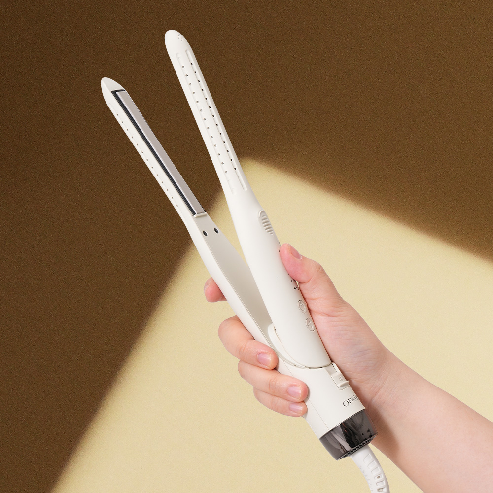 바람 나오는 오파트라 뿌리볼륨 고데기 앞머리 전문가용 미용실 남자 매직기 봉 판 프리볼트