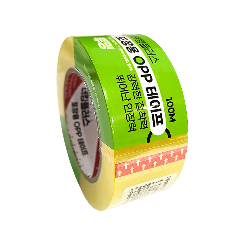 UH 투명 OPP 박스테이프 48mmX100m 40개입 포장용 강력접착 1box