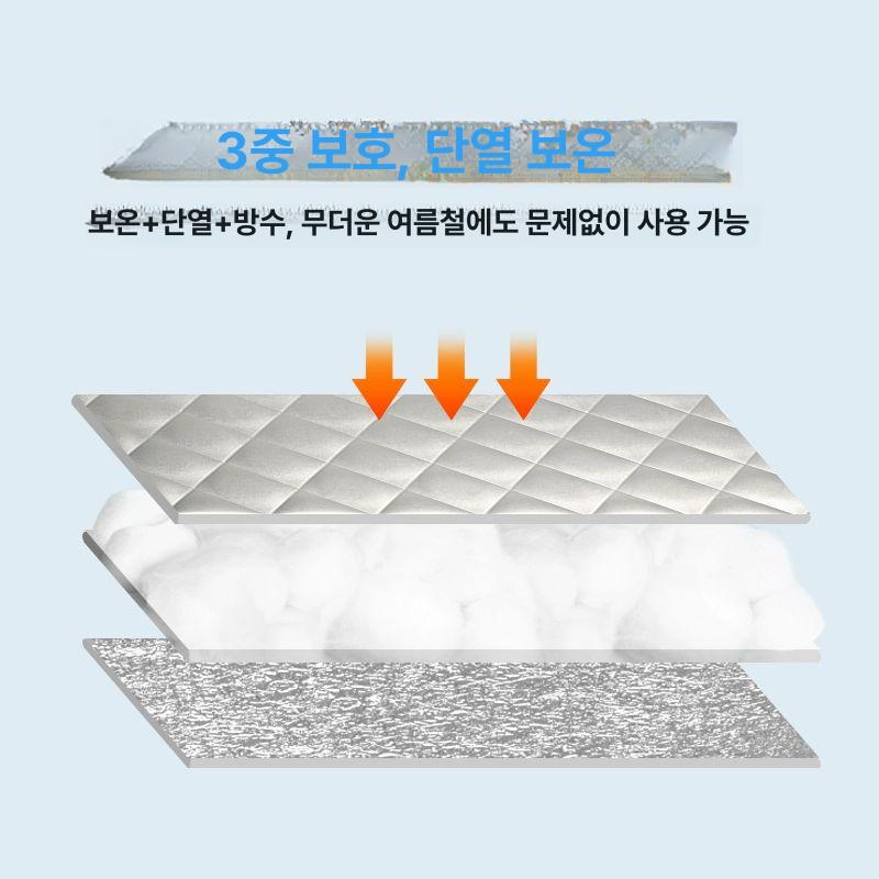 냉동고 덮개 무인 보냉 매장 자외선차단 냉장고 아이스크림 - 상세 이미지 3