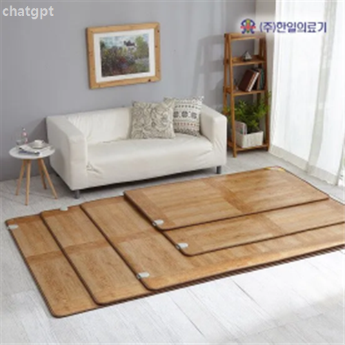 한일의료기 황토우드 대청마루 전기매트 더블 150x183cm : 할인정품스토어