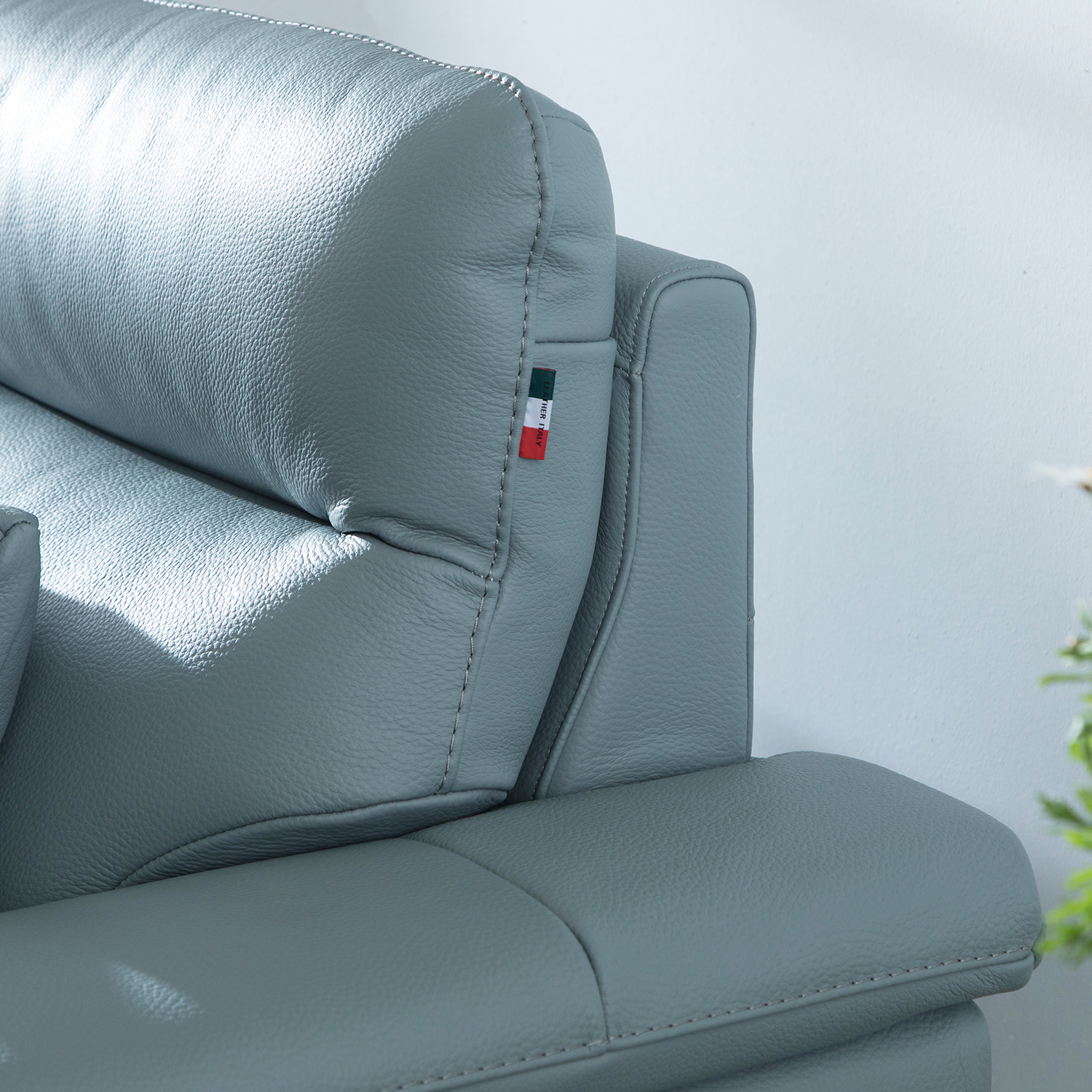 헤르짐머 바움 4인 모듈 이태리 천연 통가죽 소파