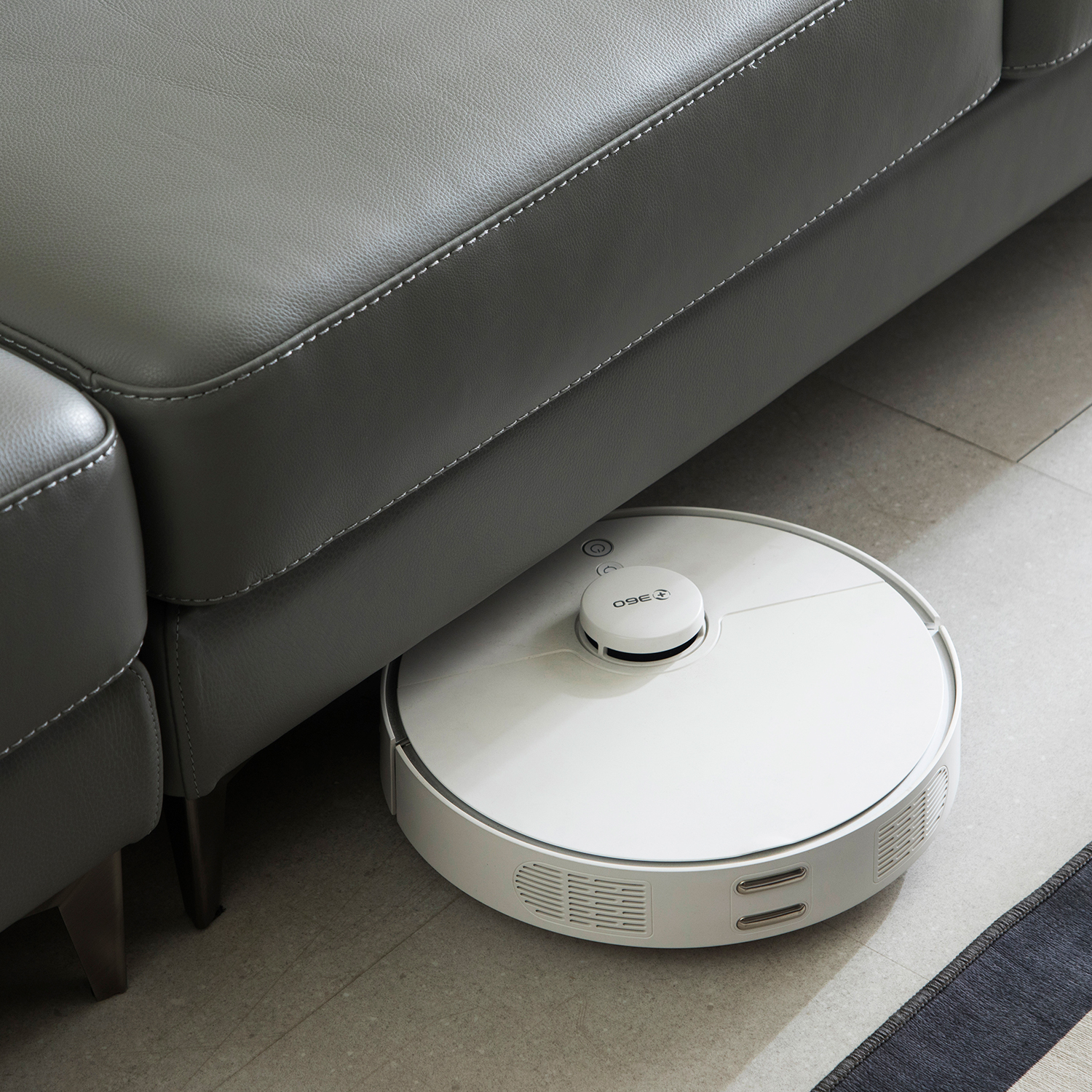 헤르짐머 발트 4인 모듈 이태리 천연면피 가죽 소파