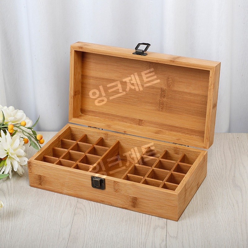 아로마조향대 원목 특대 도장 케이스 인장 정리함 수납 제트 - 상세 이미지 3