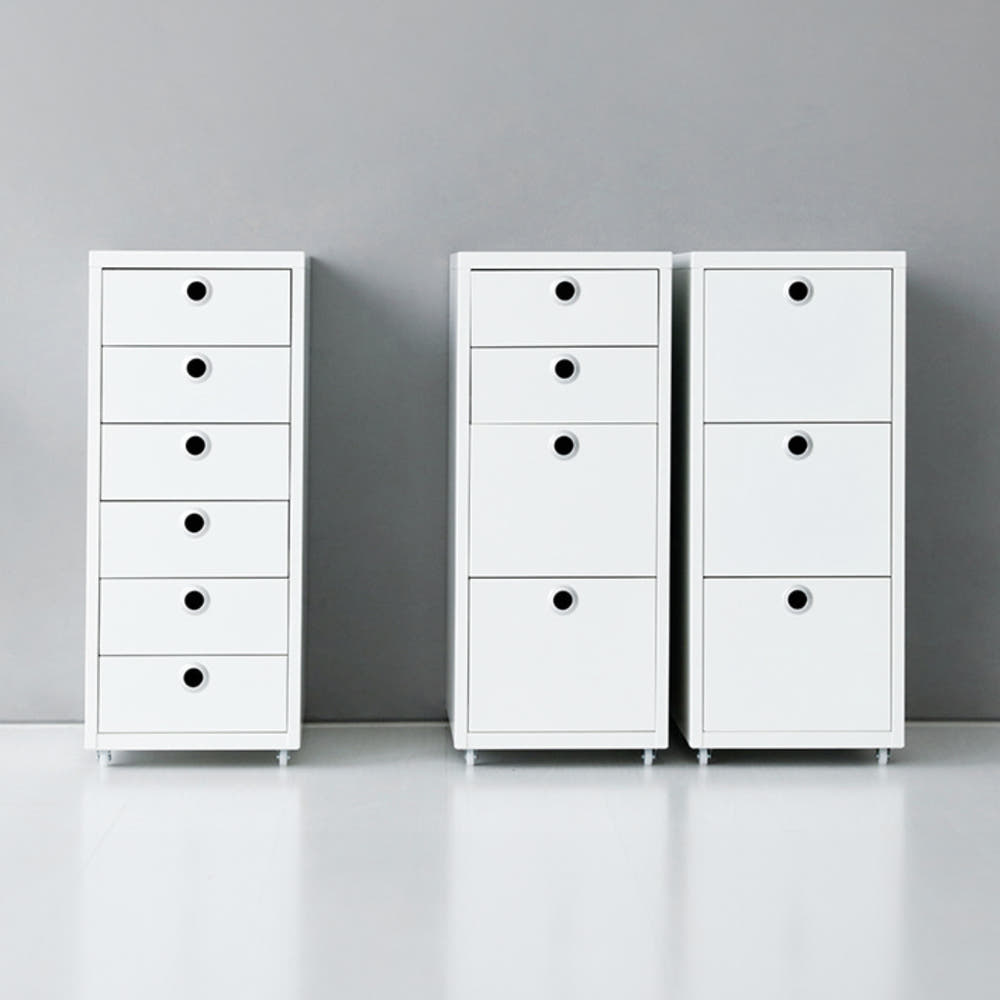 MKB 서랍장 2.2단 280x410x685mm, 2.2단, 라이트그레이 7685.2959 - 상세 이미지 3