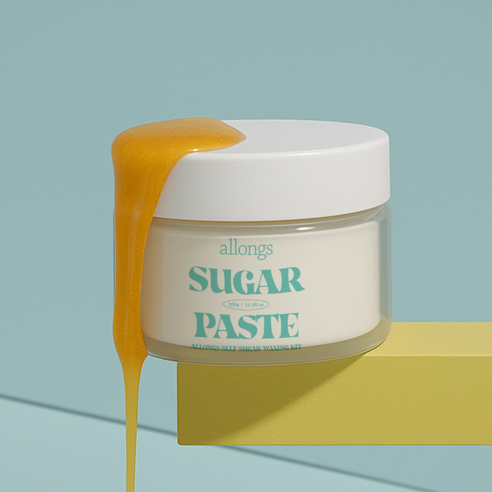 알롱 셀프 왁싱 슈가링 왁스 300g 비건 슈가 왁싱 키트 비키니 브라질리언 여자 남자 항문 수염 겨드랑이 바디 제모 크림