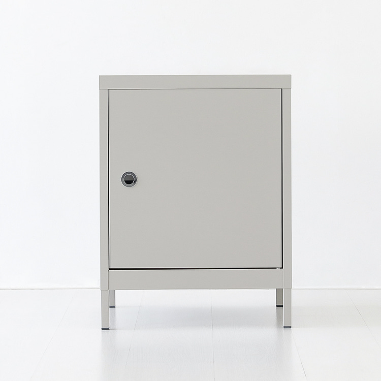 MKB 캐비넷 1문 수납장 480640 479x457x638mm, 1단, 라이트그레이 3899.4789 - 메인 이미지