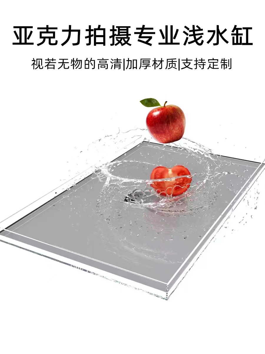 아크릴수조 반수생 거북이어항 사육장 투명 60x60 5.5cm - 상세 이미지 2
