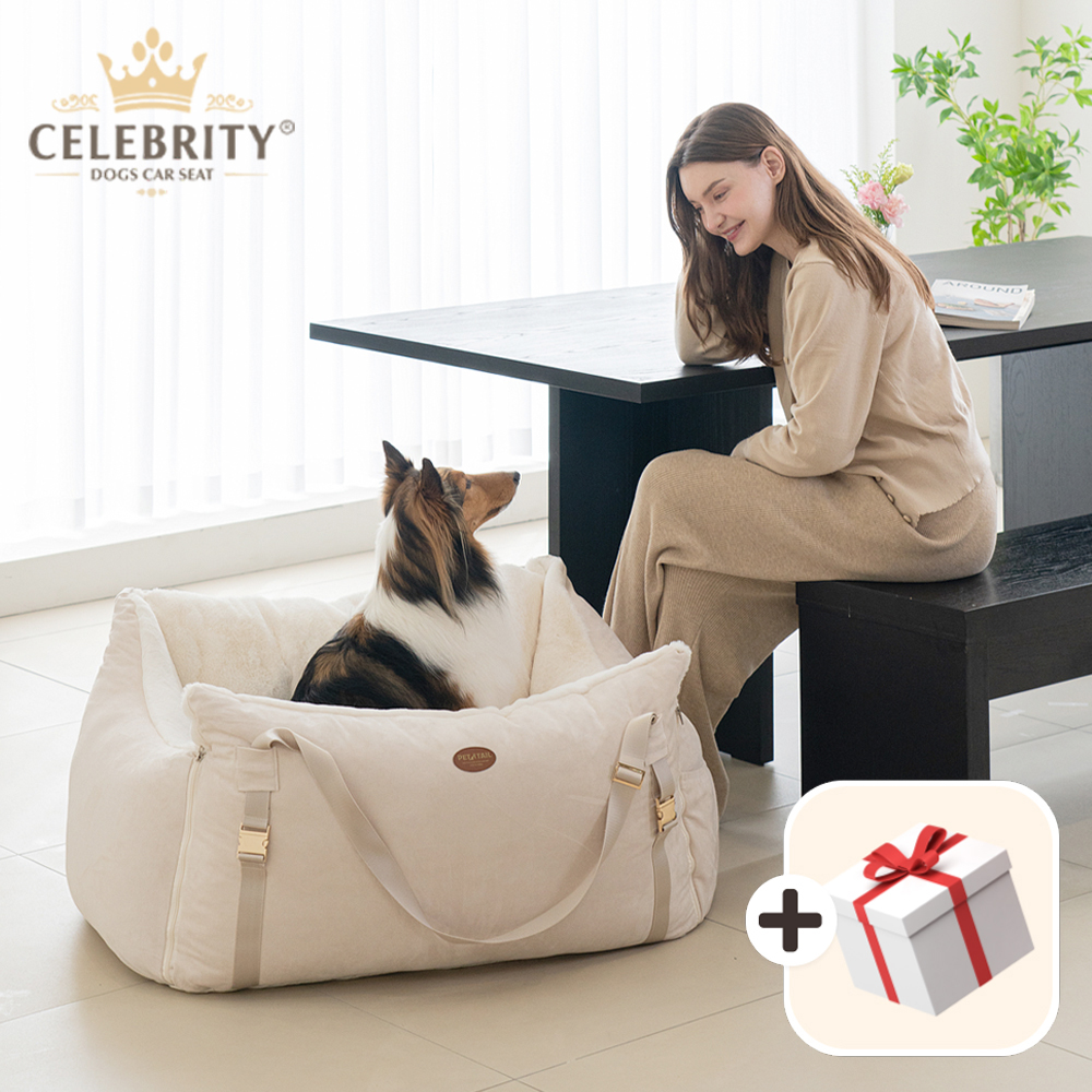 펫테일 셀러브리티 은나노 강아지 카시트 애견 차시트 리저브 대형 L