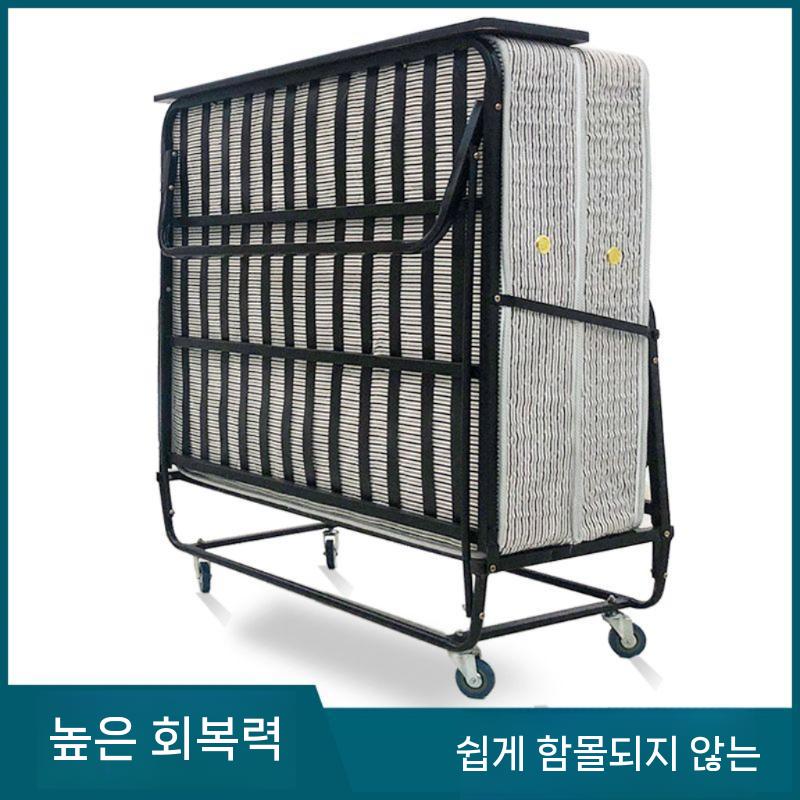 폴딩간이침대 접이식매트리스 농막 베드 매트리스 각도조절 - 상세 이미지 3