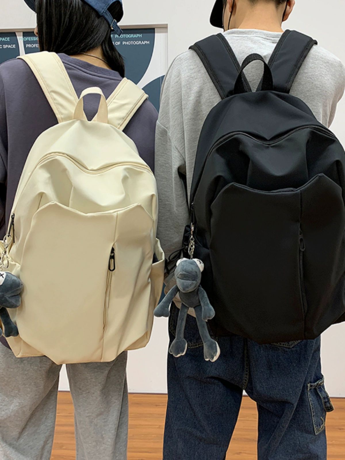 15인치 노트북 백팩 캐주얼 남자가방 대학생 주우재가방 - 상세 이미지 4