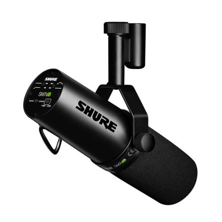 슈어 SHURE SM7DB 레코딩 팟캐스트 스트리밍 다이나믹마이크 방송용 녹음 보컬용 SM-7DB